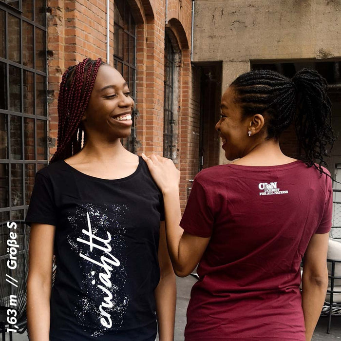 T-Shirt "Erwählt" burgundy