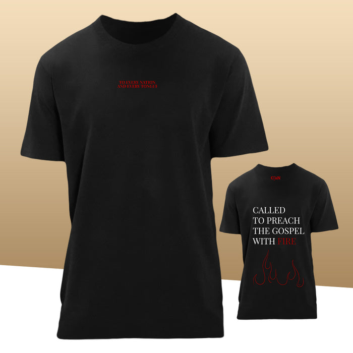 T-Shirt CALLED TO PREACH black