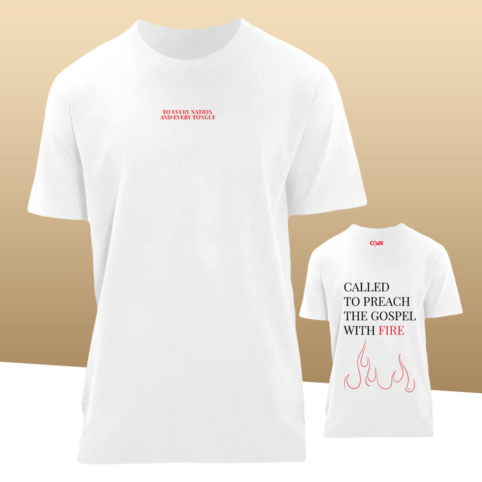 T-Shirt CALLED TO PREACH white