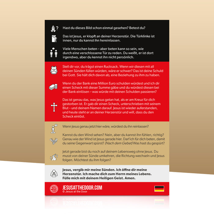 Jesus at the door DE 20er Pack