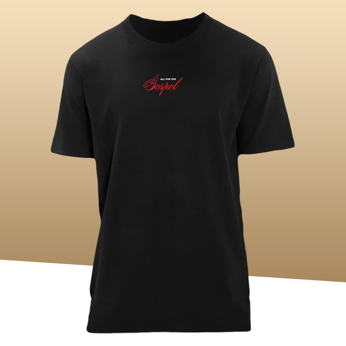 T-Shirt ALL FOR THE GOSPEL black