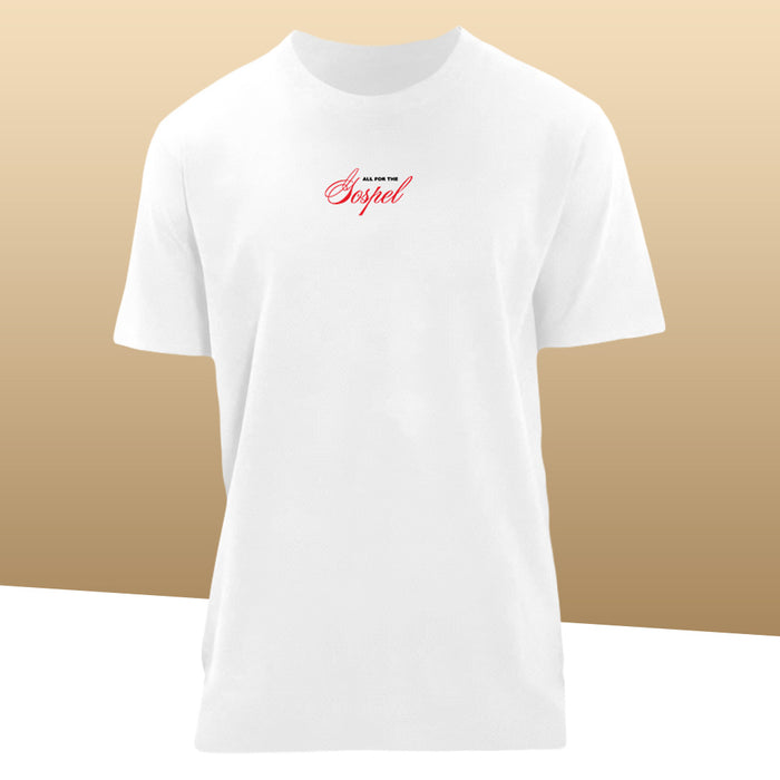 T-Shirt ALL FOR THE GOSPEL white