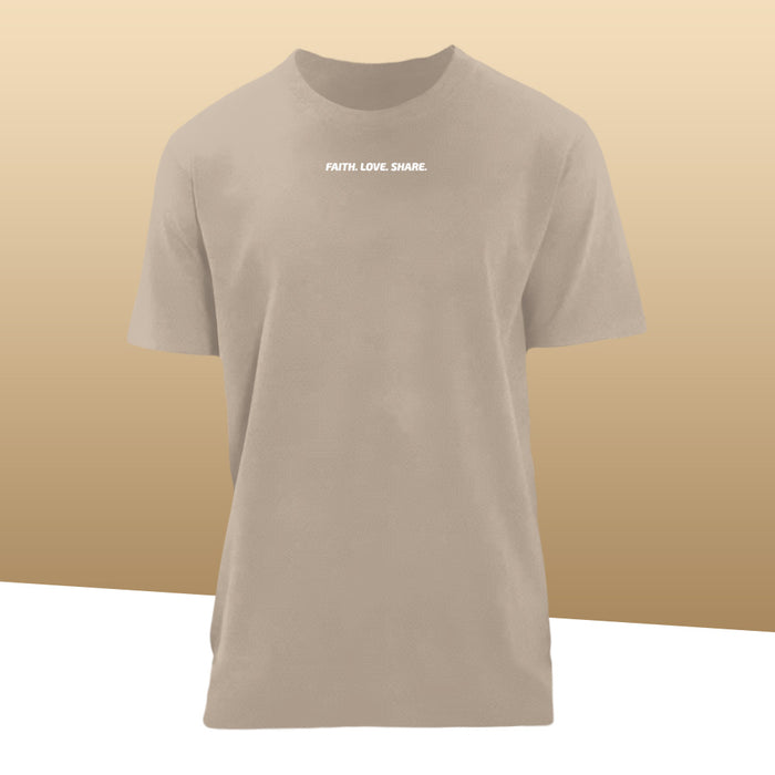 T-Shirt ON FIRE stone grey