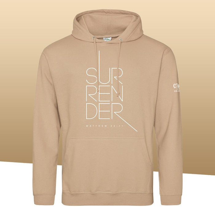 Hoodie SURRENDER (sand/nude)