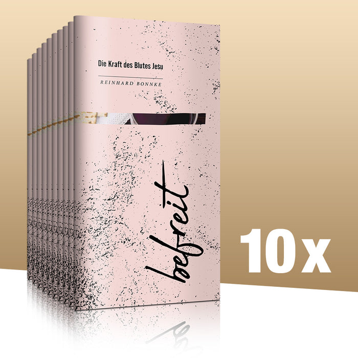 BEFREIT Die Kraft des Blutes Jesu 10er Pack