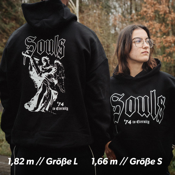 Hoodie"SOULS" black