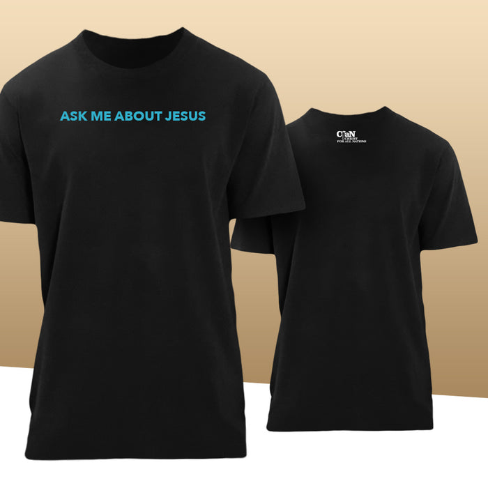Tshirt Ask me about Jesus