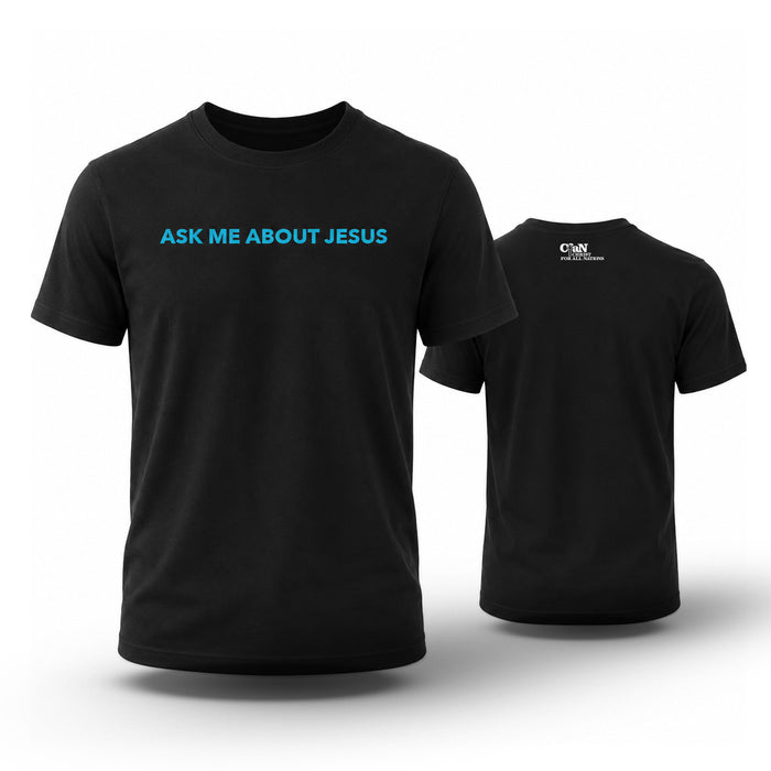 Tshirt Ask me about Jesus